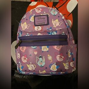 Loungefly Alice in Wonderland Tea Party AOP mini backpack
